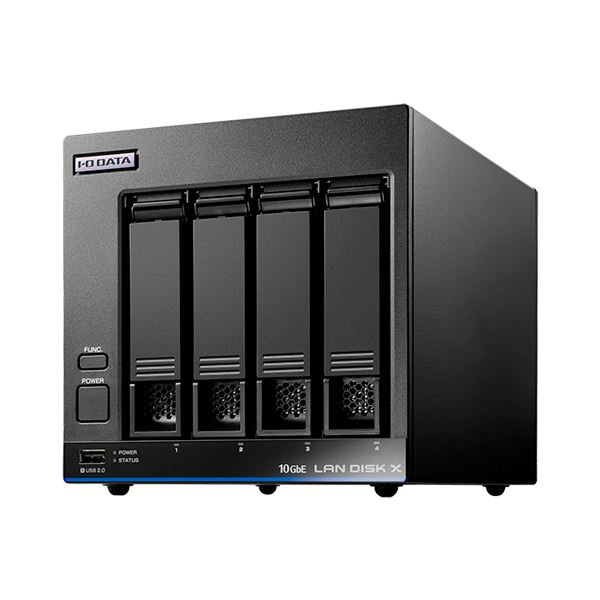 アイオーデータ10GbE＆マルチギガビット リナックス 法人4運転NAS（5年引きうける・資料引きもどす） 16結核症 HDL4-XA16B1台