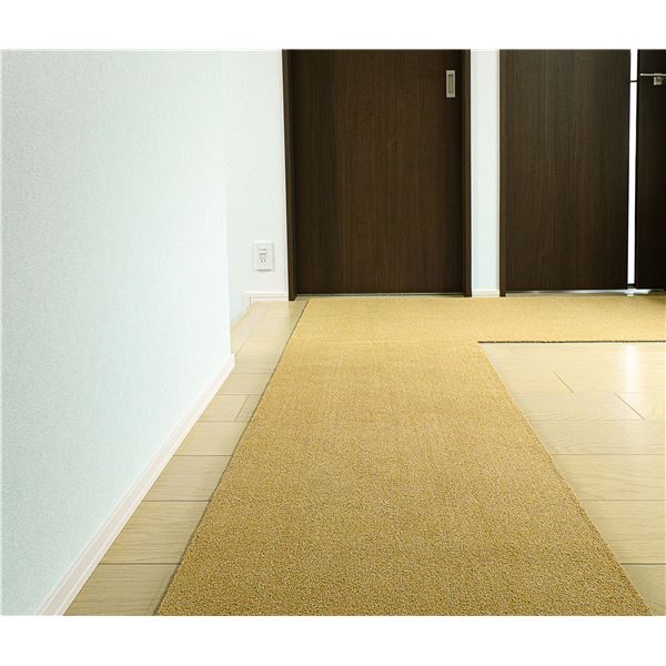 ラグタス 廊下敷引っ敷き YE 黄み 【約60×300糎】【代引不可】 インテリア・寝具・収納-カーペット・マット・畳