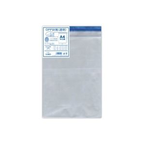 （まとめ）菅公工業 OPP厚口透明封筒 シ920 A4用 100枚【×3セット】