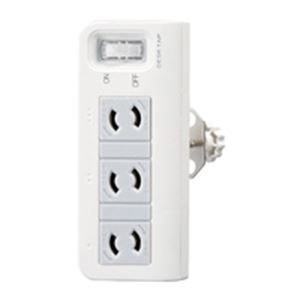 （まとめ）エレコム ELECOM 事務机水道栓 T-DK2320CBS 3個口／2m 【×5書き割り】
