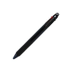 （まとめ）三菱鉛筆 JETSTREAMノック式4色BP 透明ブラック【×10セット】