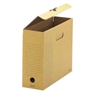 （まとめ）つけ加える ボックス席整理保存用具 FL-081BF蓋付A4E 10冊【×2書き割り】