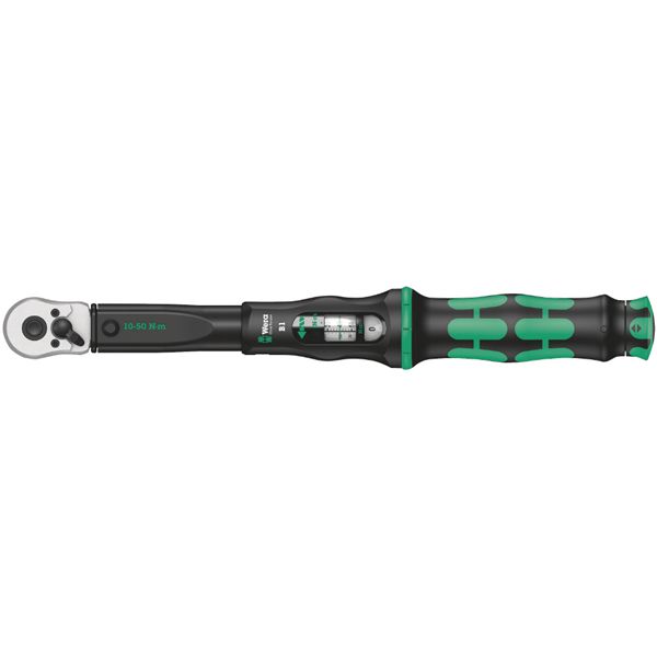 WERA ヴェラ 3/8DR ラチェット式トルクレンチ 10-50Nm B1 343962 物の具 物の具 DIY やり方物の具