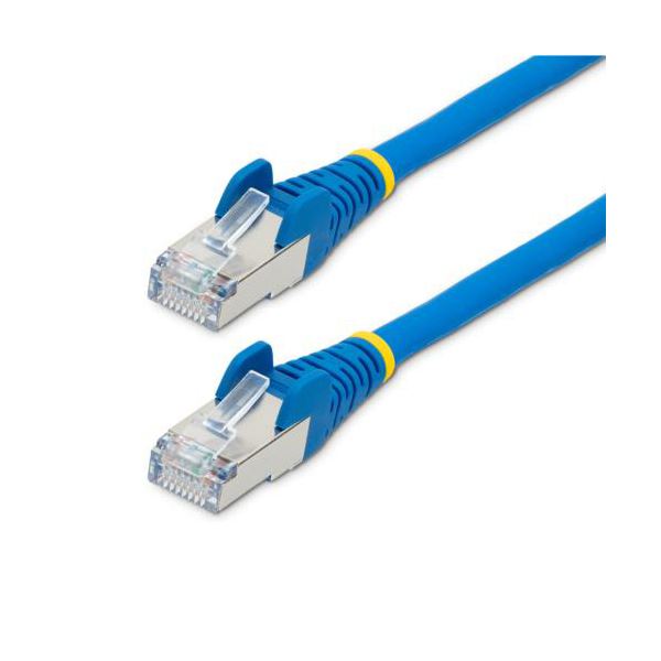 （まとめ） StarTech.com カテゴリー6A LANケーブル 1m ブルー NLBL-1M-CAT6A-PATCH 1本 【×3セット】