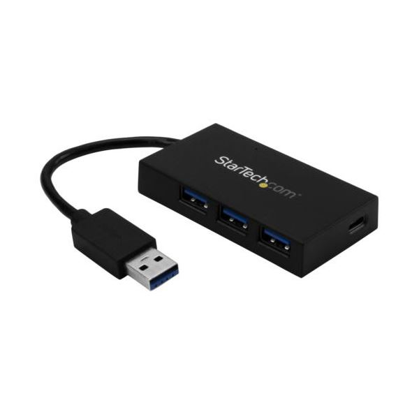 StarTech.com 4界面 USB3.0こしき 黒いこと HB30A3A1CFB 1個