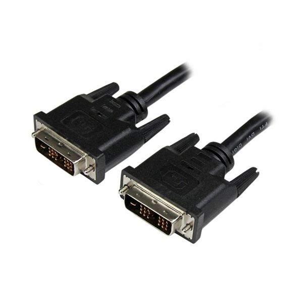 （まとめ） StarTech.com DVI-Dシングルリンクケーブル ブラック 91cm オス／オス DVIMM3 1本 【×5セット】