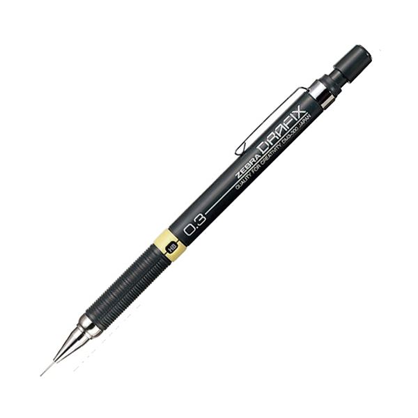 （まとめ） ゼブラ シャープペンシル ドラフィックス0.3粍 DM3-300 1書き割り（10本） 【×3書き割り】