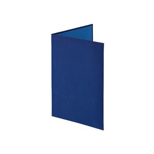 （まとめ）お墨付き整理保存用具 布はりつけ台貼り手合い 二つ折り手合い A4 紺 10冊