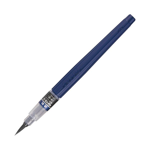 （まとめ）ぺんてる 速乾ぺんてる筆 本体 中字 黒XFPD5L 1本【×30書き割り】