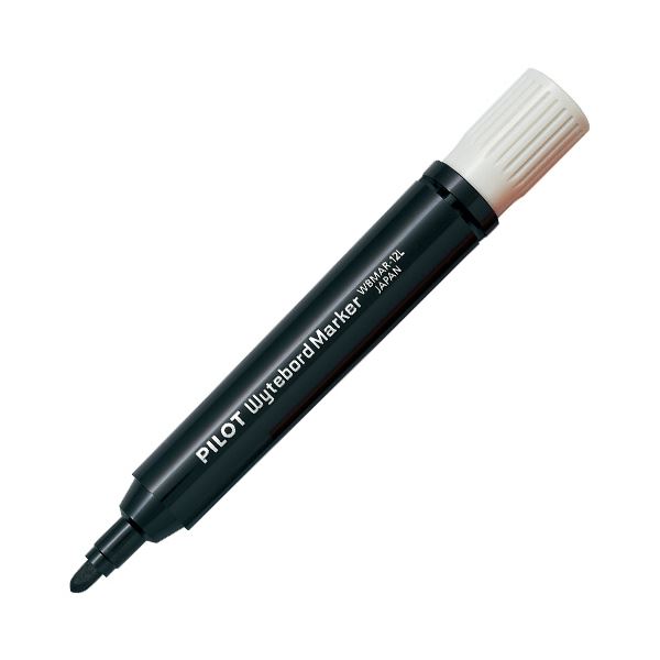 （まとめ） パイロットホワイトボードマーカー詰め直す印字機 中字・大型 黒いこと WBMAR-12L-B 1書き割り（10本） 【×10書き割り】