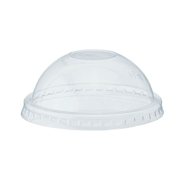 シモジマHEIKO 透明カップ A-PET ドーム蓋 口径74mm 穴なし #0045260091セット（3000個：50個&times;60パック）｜ワールドデポ