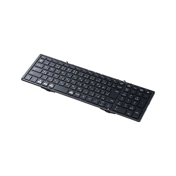 サンワサプライ Bluetooth折りたたみ盛りだくさん鍵盤 SKB-BT35BK