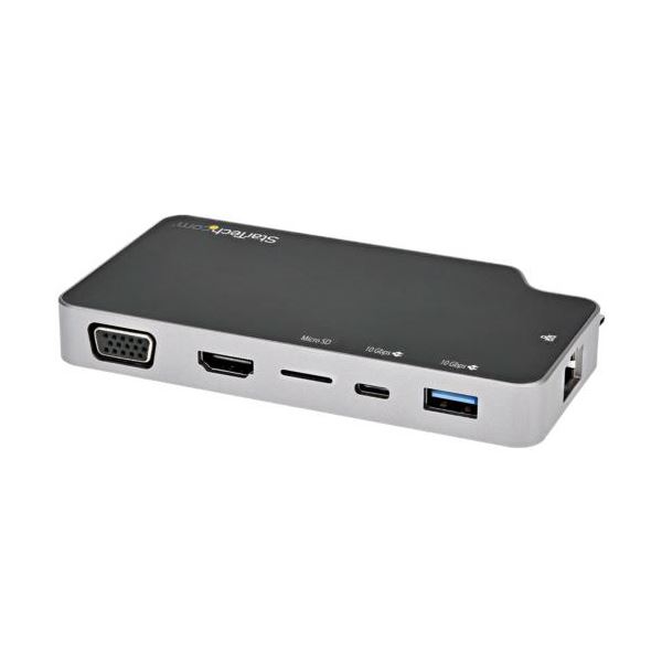 StarTech.com USBマルチポートこしき 黒いこと＆薄墨色 CDP2HVGUASPD 1台