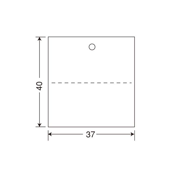サトー 下げ札 判定基準2号 労働者階級基準打数 40×37 544103471 1箱（20000枚：2000枚×10巻）