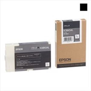 EPSON エプソン インキ薬莢L 純然たる 【ICBK54L】 黒いこと(黒)