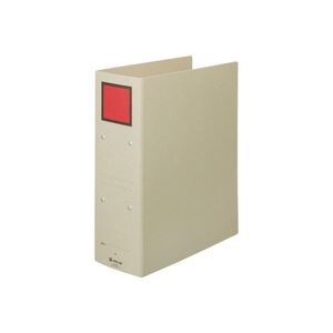 （まとめ）第一人者体育館 保護すること整理保存用具 4378 A4S 80粍 灰／赤【×20書き割り】