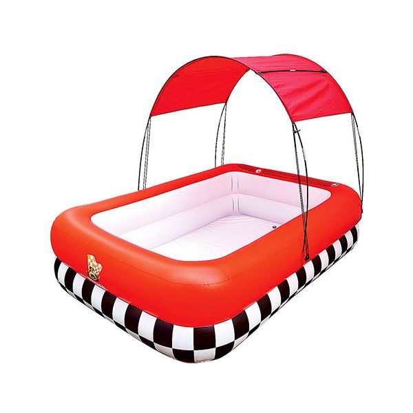 ジーロン キャノピー2リングプール 大型ガーデンプール・大型空気栓 約196×144×48cm JL-685122