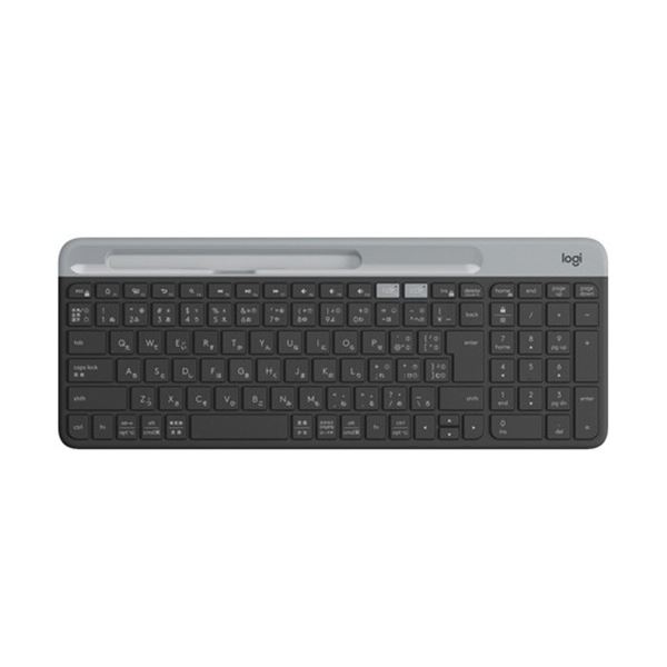 ロジクールスリムマルチデバイスワイヤレスキーボード K580 黒鉛 K580GR 1台