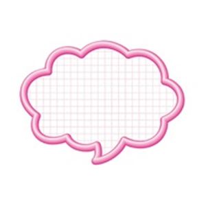 （まとめ）隼印 抜型歌留多 16-4192 吹出大 さくら色 50枚【×10書き割り】
