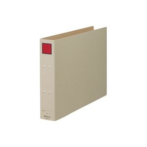（まとめ）キングジム 保存ファイル 5305E A3E 50mm 灰／赤 【×6セット】 4,339円