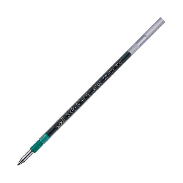 （まとめ） 三菱鉛筆 油性ボールペン替芯紙製パッケージ 0.5mm 緑 ジェットストリーム多色・多機能用 SXR8005K.6 1セット（10本） 【×10セット】