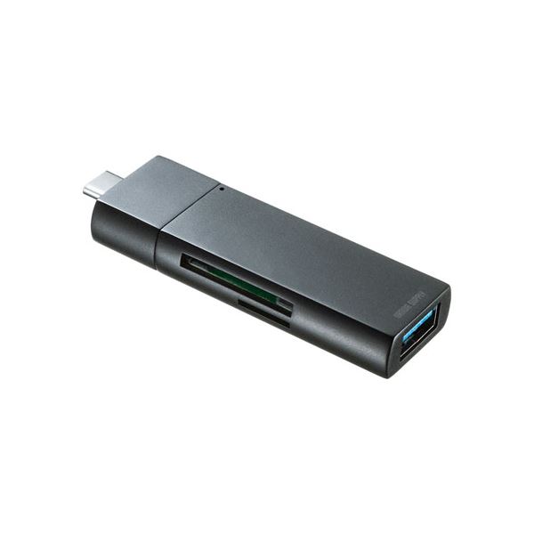 【5個書き割り】 サンワサプライ Type-Cコンパクトカードリーダー(USB 1界面付き添い人) ADR-3TCMS7BKNX5