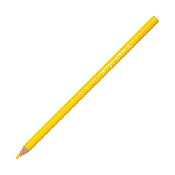 （まとめ） 三菱鉛筆 色鉛筆880級 山吹色K880.3 1十二（12本） 【×10書き割り】