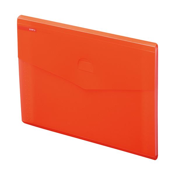 (まとめ）リヒトラブ soeruスリムドキュメントファイル（ヨコ型） A4 6隠し 坊や赤いこと A-8700-3 1冊【×30書き割り】