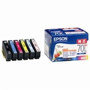 EPSON エプソン インキ薬莢 純然たる 【集積回路6CL70L】 6色容器に並べる 引き上げ