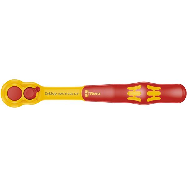 WERA ヴェラ 差込角 3/8DR 絶縁ラチェット IEC60900適合 全長222mm 004966 工具 ツール DIY 作業工具 道具