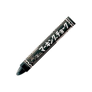 （まとめ）寺西舎密学実業 マーキングチョーク黒 10本 B-CMK-T1【×10書き割り】