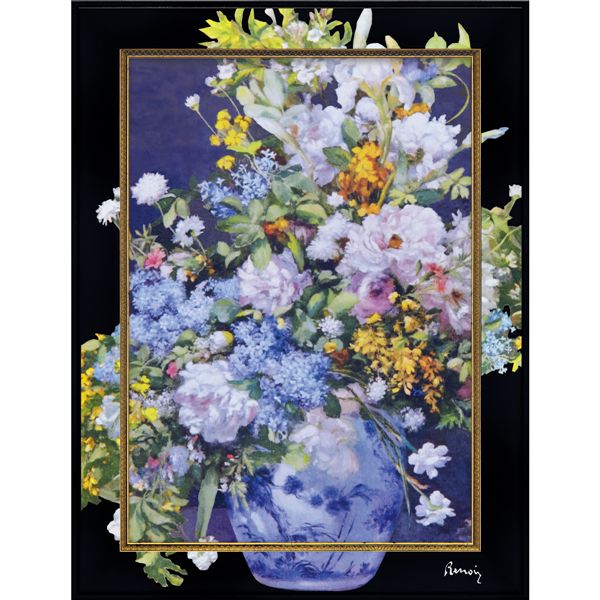 ユーパワー ビッグアートフレーム ～名画LLシリーズ～ ルノワール「大きな花瓶」