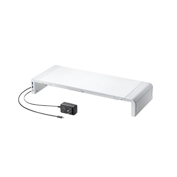 サンワサプライ USB Type-C繋ぎ合わせるこしき付き添い人机上仕合わせ MR-LC210CHW 白いこと【精神的な統合式】