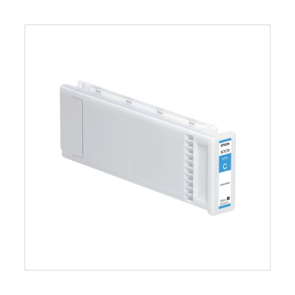 エプソン（EPSON） インクジェット薬莢 SC1C70 【インキ色：シアン 700ml】 1個