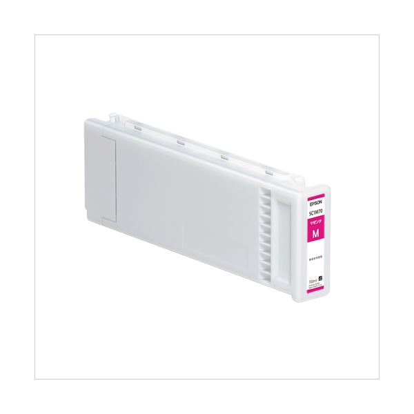 エプソン（EPSON） インクジェット薬莢 SC1M70 【インキ色：マゼンタ 700ml】 1個