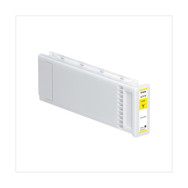 エプソン（EPSON） インクジェット薬莢 SC1Y70 【インキ色：黄色 700ml】 1個