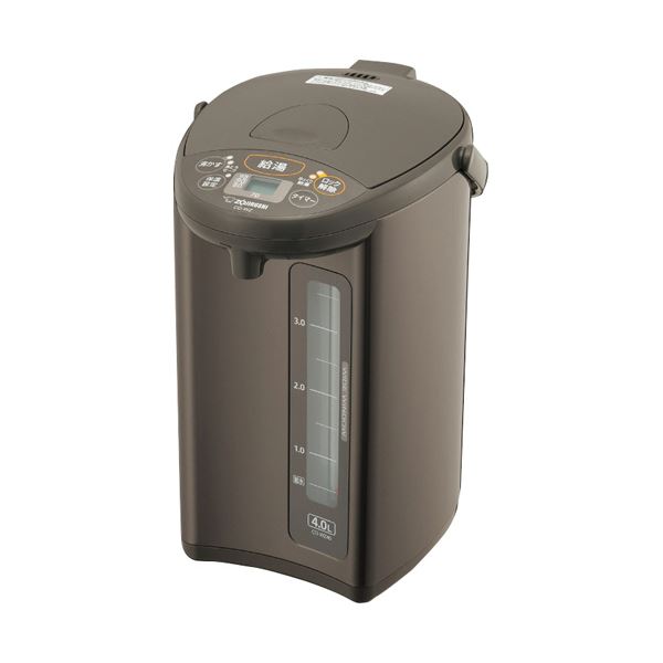 象印パソコン沸とう電動ポット 4L メタリックブラウン CD-WZ40-TM 1台