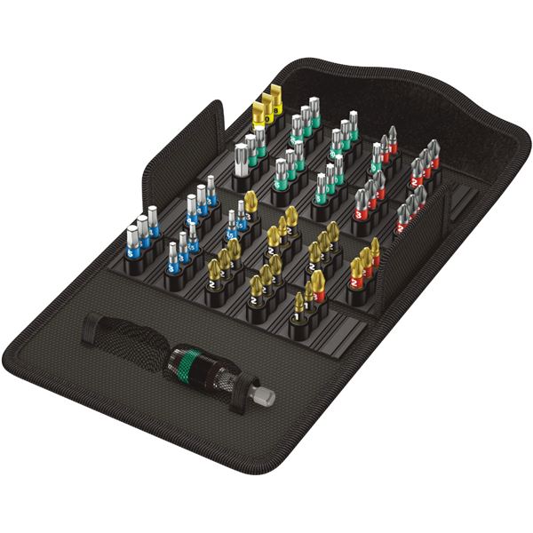 WERA ヴェラ 60本組 差込6.35粍 Bi-Torsion ビット書き割り 057441 物の具 物の具 DIY やり方物の具 御先棒