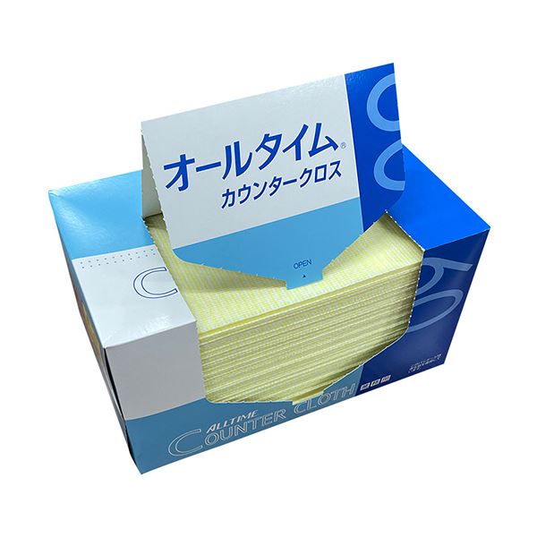 （まとめ） 日本の首都医学的 カウンタ差し交わす 厚口黄色 FT-305 1風呂敷き包み（60枚） 【×3仕掛ける】