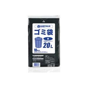 （まとめ）ジョインテックス ゴミ袋 LDD 黒 20L 10枚 N210J-20【×50書き割り】