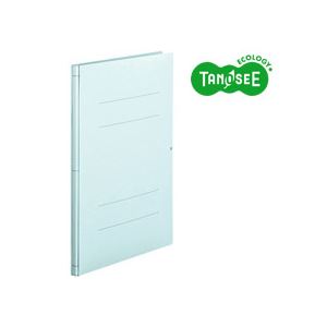 （まとめ）TANOSEE 背幅伸縮滑っこい整理保存用具 整理保存用具 2穴 A4タテ 1000枚封じ込める 青 30冊