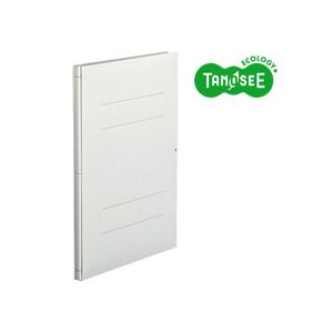 （まとめ）TANOSEE 背幅伸縮滑っこい整理保存用具 整理保存用具 2穴 A4タテ 1000枚封じ込める 薄墨色 30冊