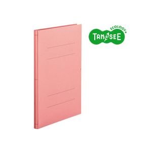 （まとめ）TANOSEE 背幅伸縮滑っこい整理保存用具 整理保存用具 2穴 A4タテ 1000枚封じ込める さくら色 30冊