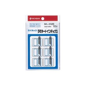 （まとめ）ニチバン ラミネートインデックス ML-232B 青【×20セット】