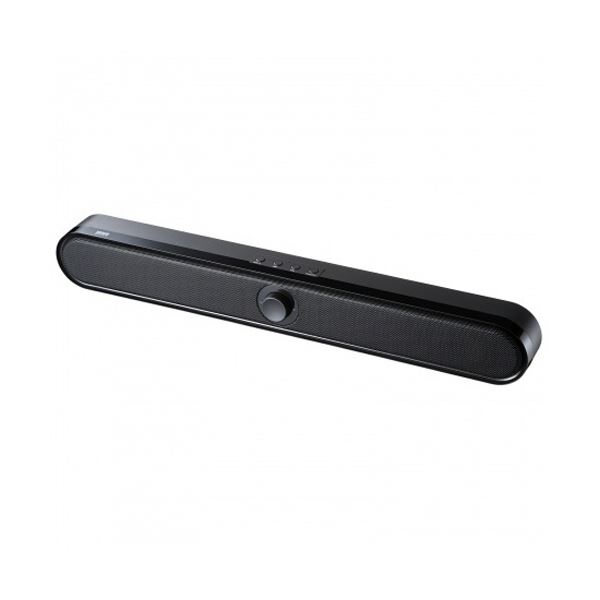 サンワサプライBluetooth相応うスリムサウンドバースピーカー MM-SPSBA4 1台