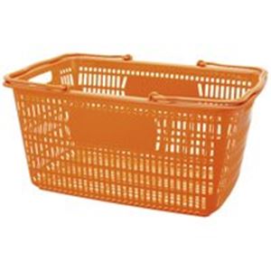 ジョインテックス ショップかご 30L橙10個 B264J-OR10