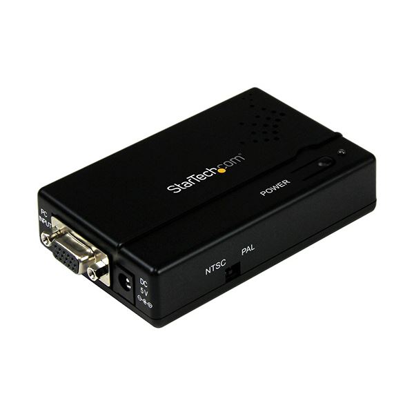 StarTech.com VGA-コンポジットS端子 映像媒体変換器 VGA2VID 1個