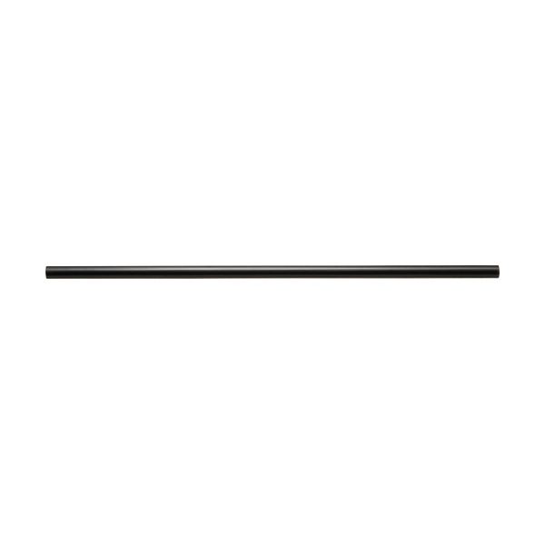 （まとめ） 羽柴化成工業バイオポリ25%配合ストロー ストレートタイプ 紙包装 Φ6×210mm ブラック 1パック（500本） 【×10セット】
