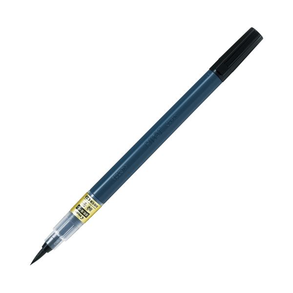 （まとめ） パイロット 筆ペン 瞬筆 本格毛筆 中字ブラック SVS-70FDM-B 1本 【×10セット】
