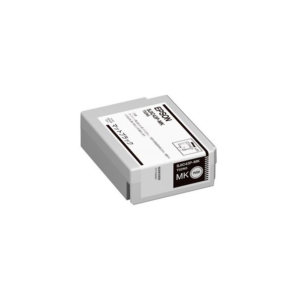 （まとめ） EPSON エプソン SJIC43P-MK インキ薬莢 引っ敷き黒いこと（純然たる品） 【×3書き割り】